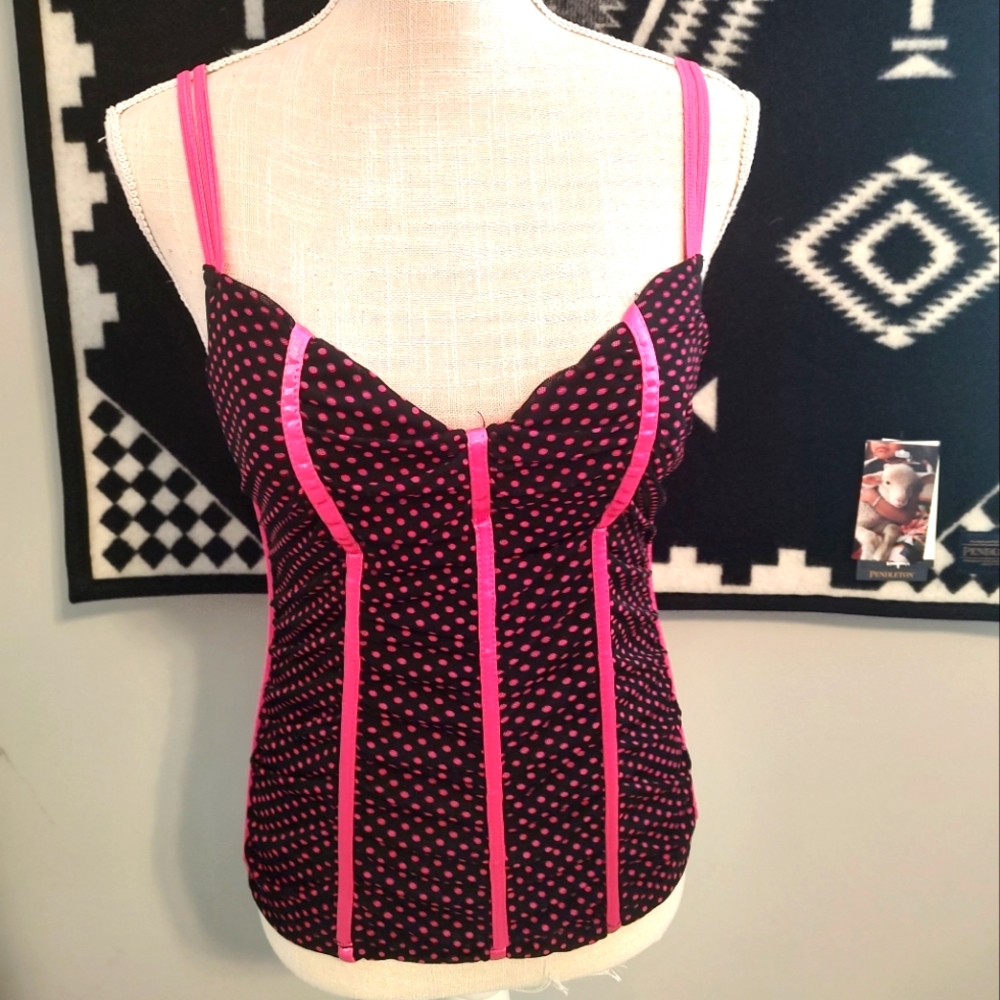 💐 Vintage GUC Victoria's Secret Sexy Little Things Hook Back Corset, 36B
